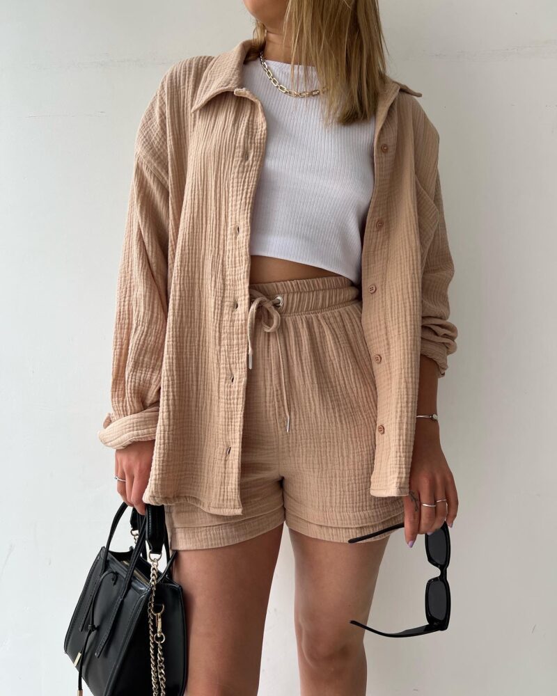 Delia - lässiges baumwoll-loungewear-set für Damen
