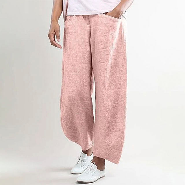 Nora - Damen Sommer-Leinenhose