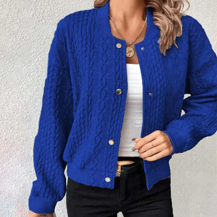 Petit Blue Cardigan | Weiche Woll-Strickjacke für Damen