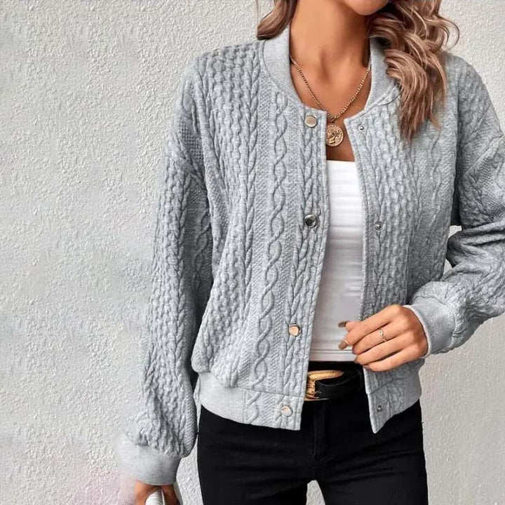 Petit Blue Cardigan | Weiche Woll-Strickjacke für Damen