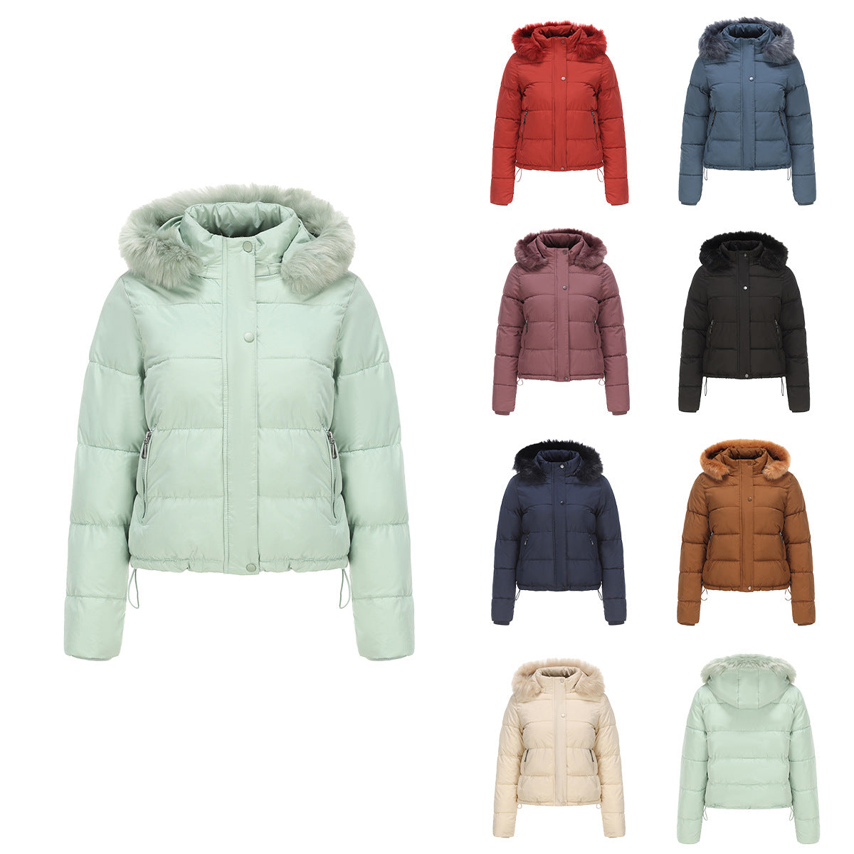 Walentina - Winterjacke Mit Abnehmbarer Kapuze