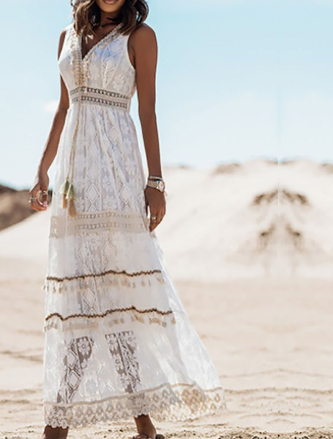 Mira | Boho Maxikleid