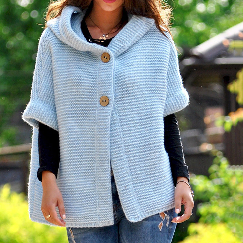 NAYE™ | STRICKSTRICKJACKE MIT KAPUZE