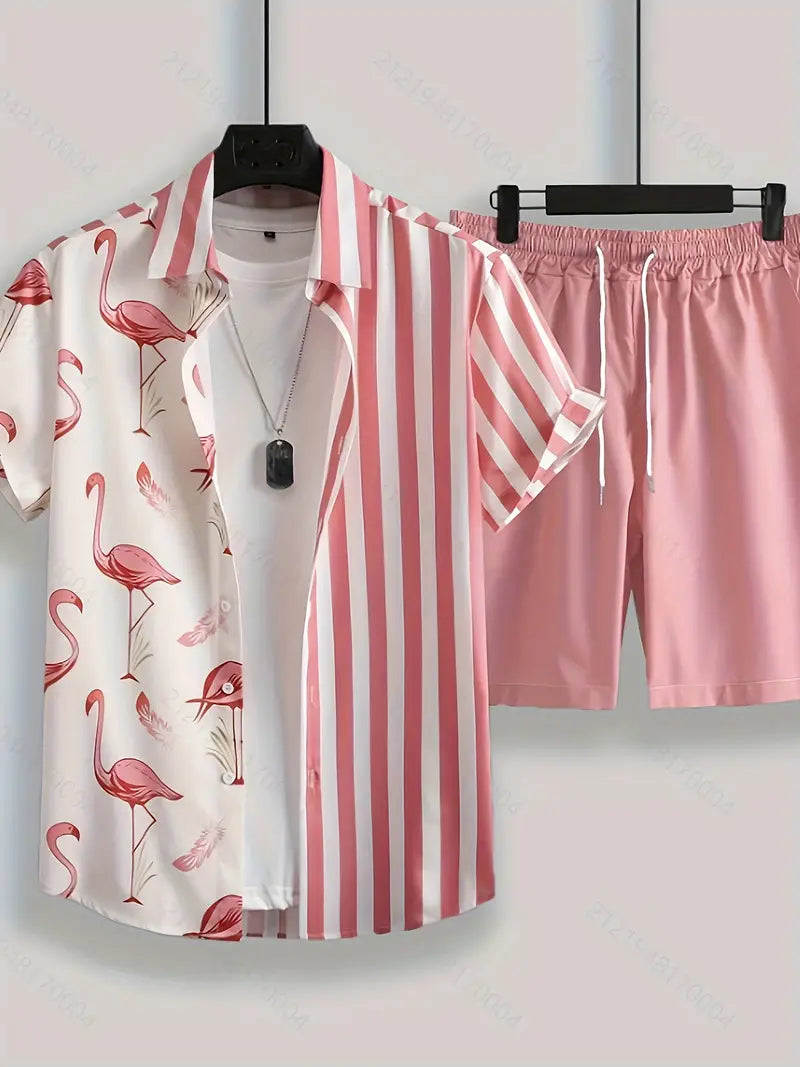 Lorenzo - Flamingo Freizeit-Outfit für Herren