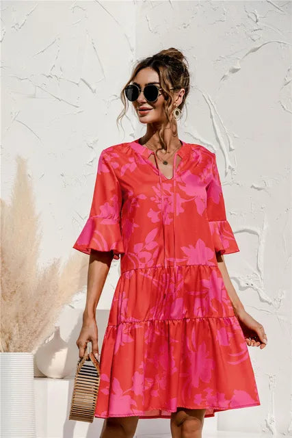 Clara | Sommerliches Blumenkleid für Damen