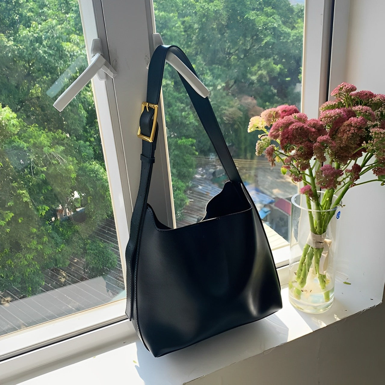 Tarah - Praktische PU-Bucket Bag mit vielseitigem Design