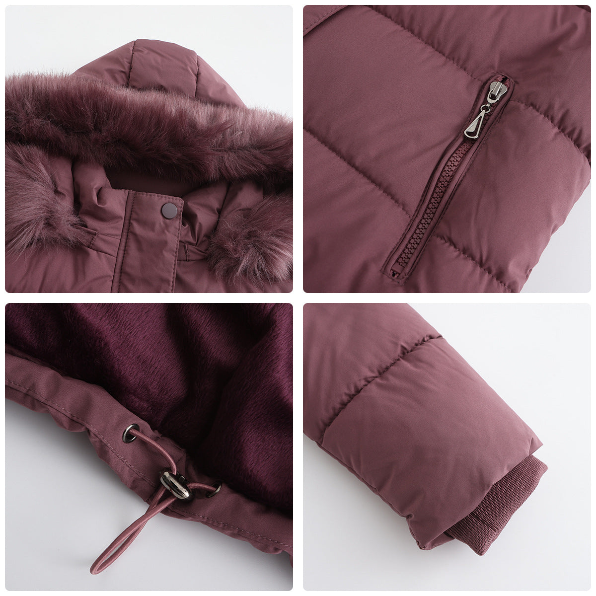 Walentina - Winterjacke Mit Abnehmbarer Kapuze