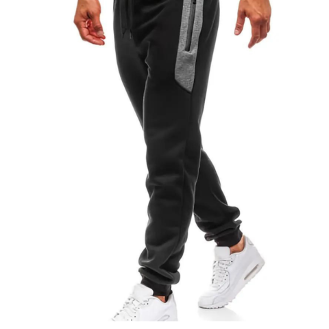 Saem | Herren Stylische Jogging Hose | Reißverschluss