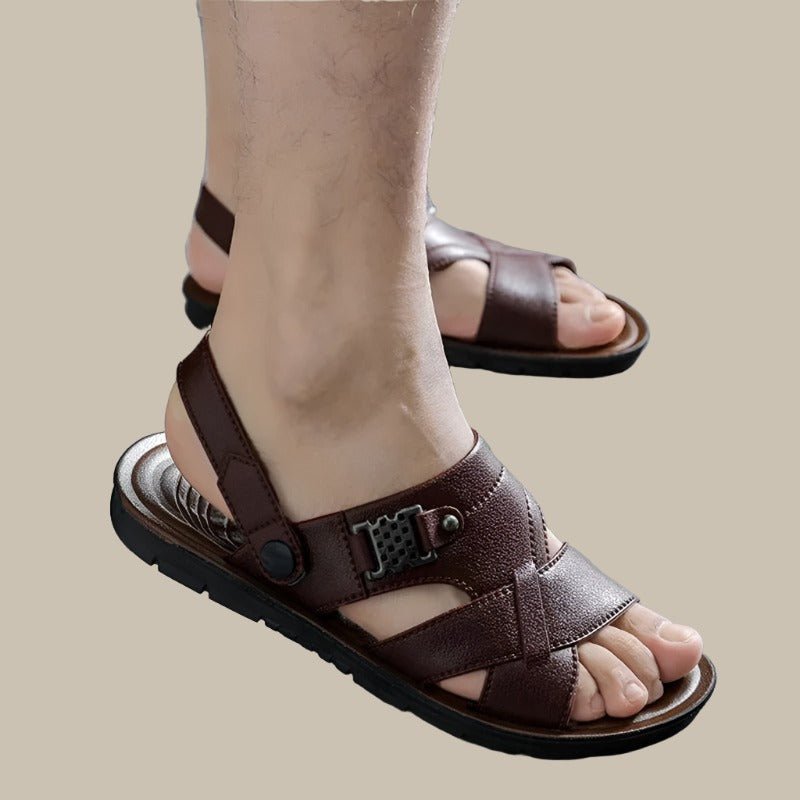 Percy | Bequeme Herren Schnallen-Sandalen