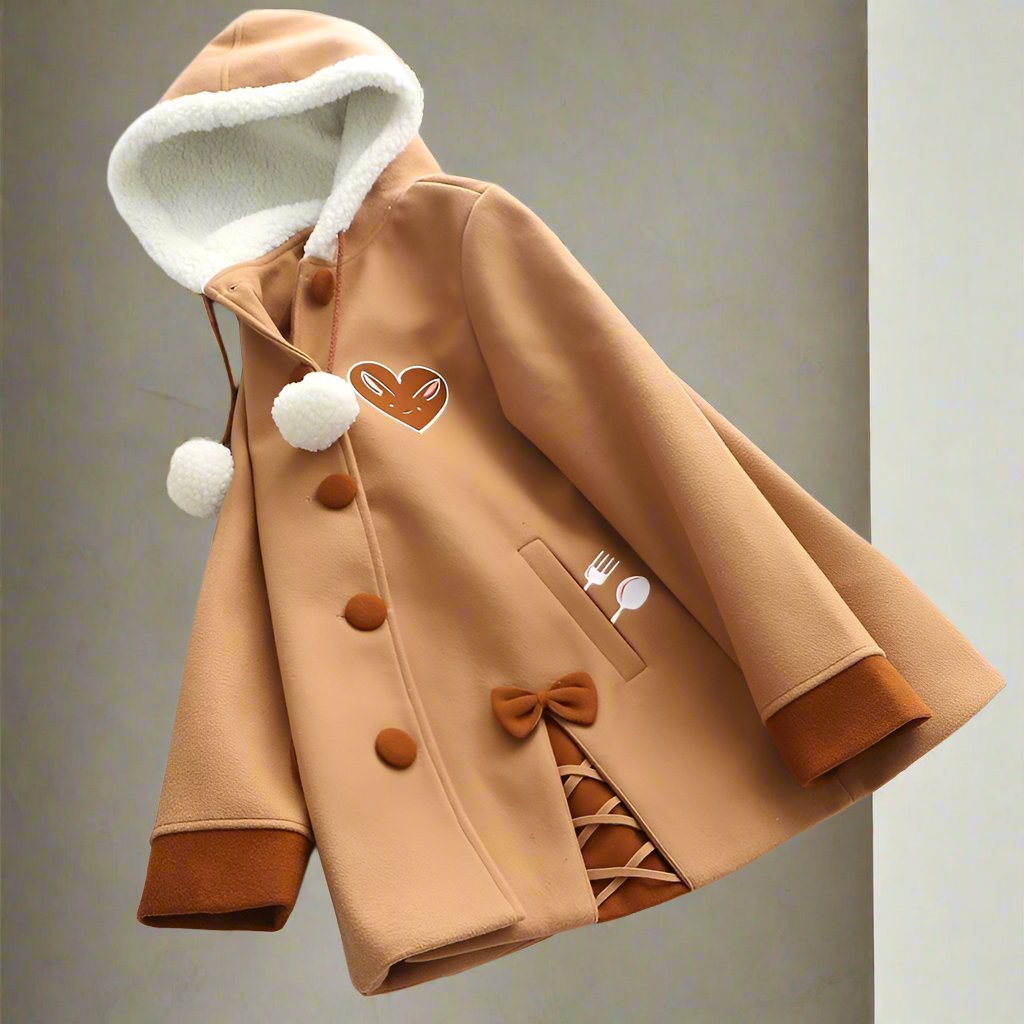 Zella - Stilvoller Wollmantel im einreihigen Design