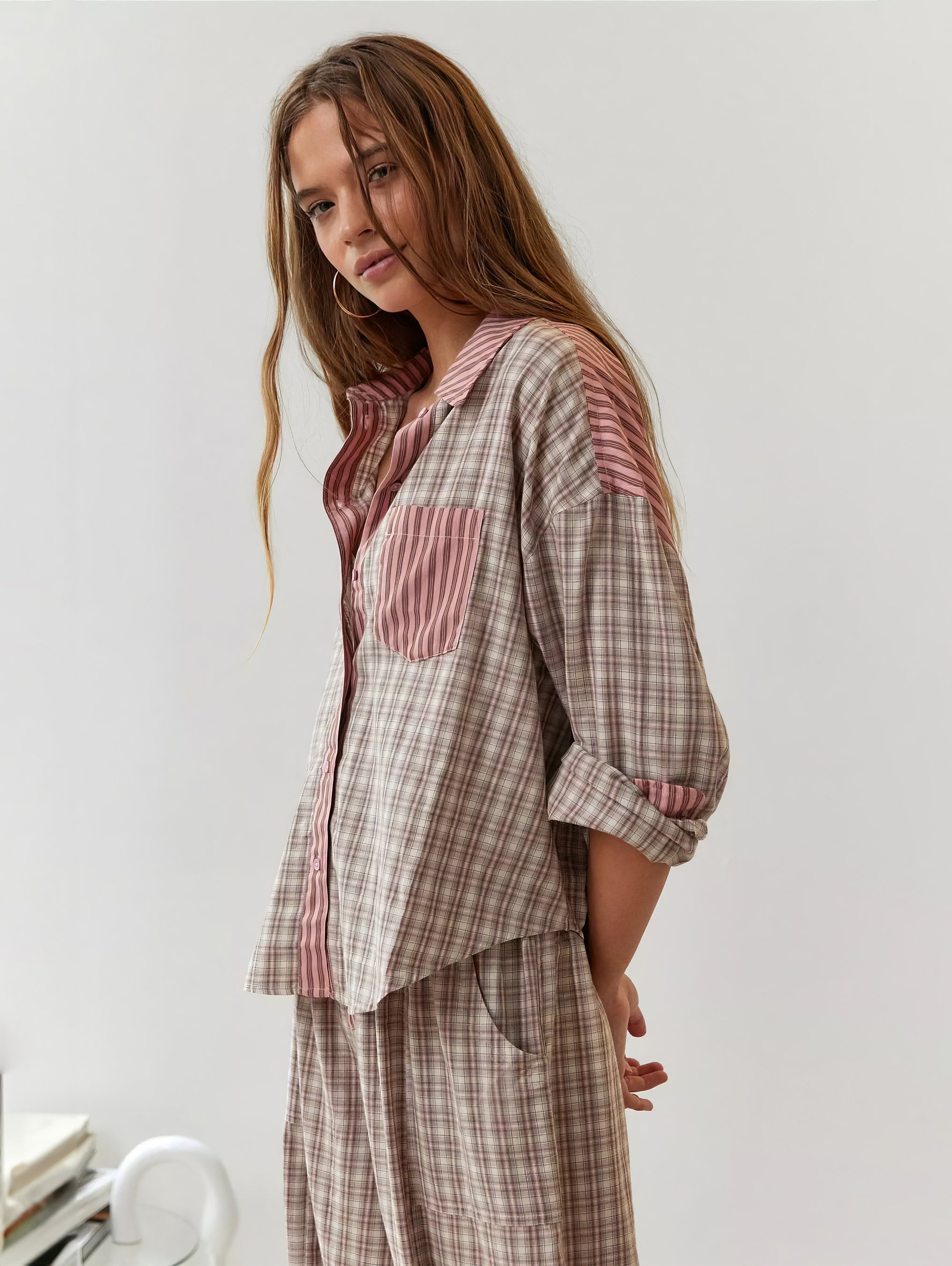 Damen Gemütliches & lockeres Pyjama-Set