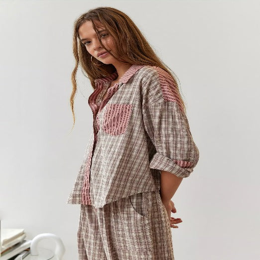 Olinia | Kuscheliges & lockeres Pyjama-Set für erholsame Nächte