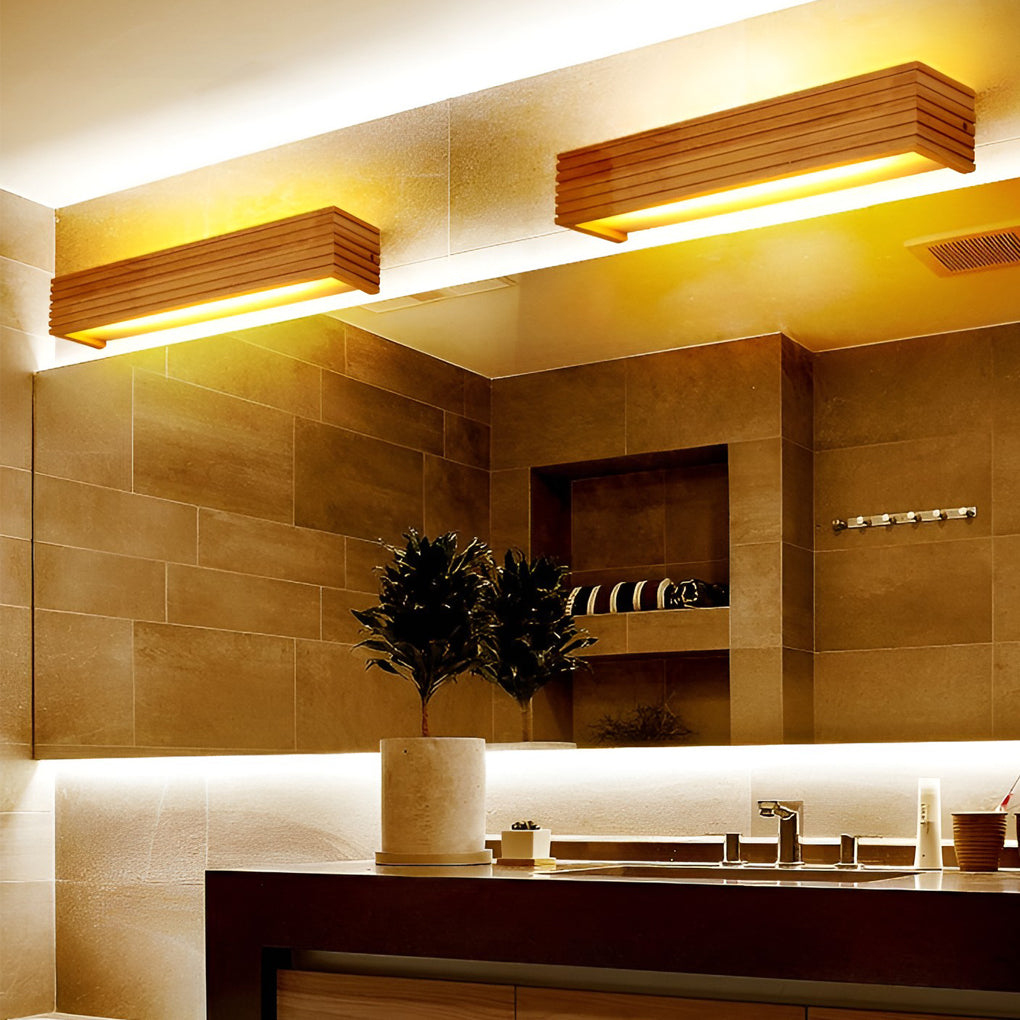 WoodGlow | Wasserdichte LED Nordic Wandleuchte