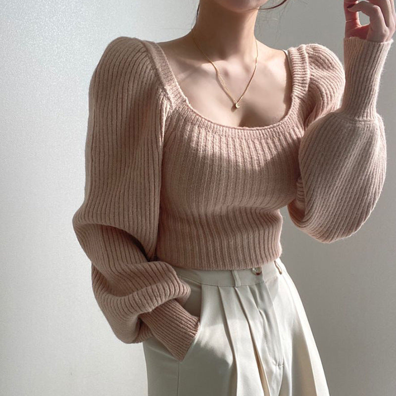 NEENA™ | PULLOVER MIT PUFFÄRMELN