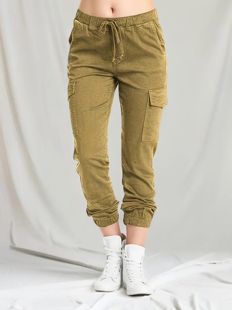 Sabina - Stylische Cargohose für Damen mit Kordelzug