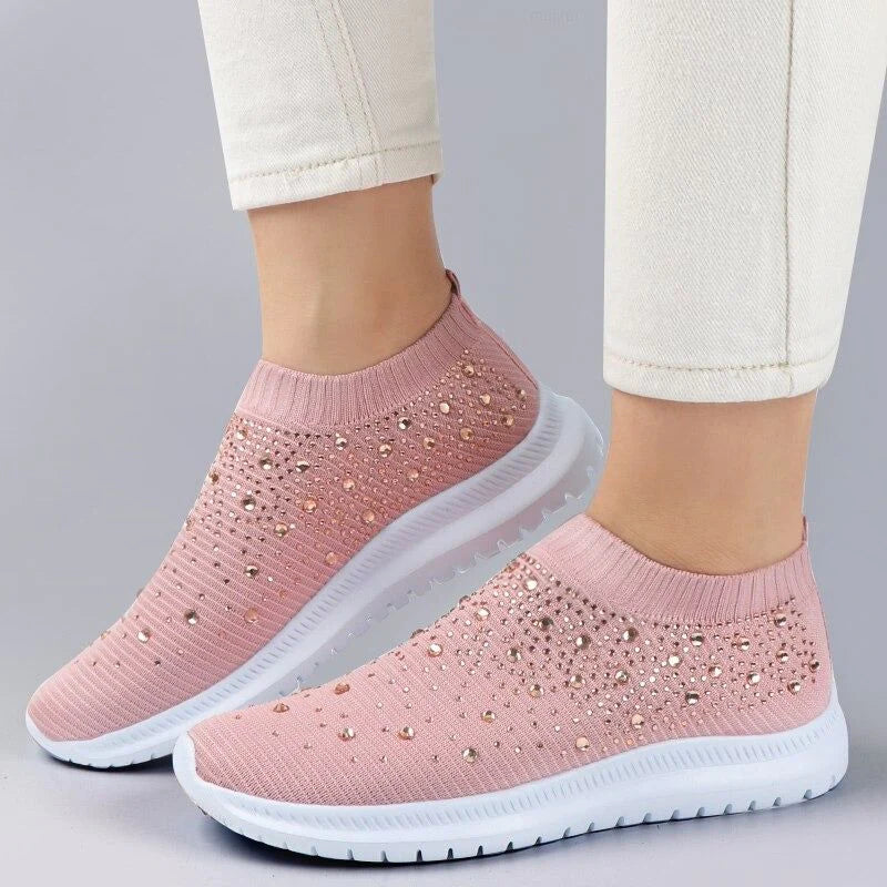 Paloma - Damen Sneaker mit Kristall-Design