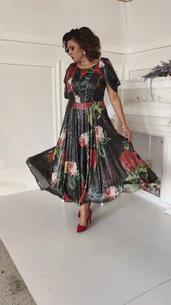 Ysabeau | Damen Geblümtes Kleid