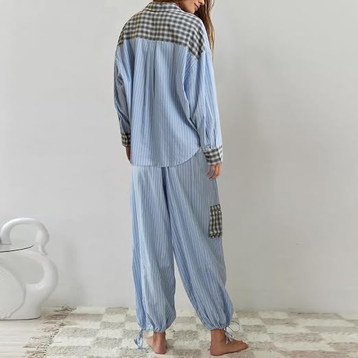 Olinia | Kuscheliges & lockeres Pyjama-Set für erholsame Nächte