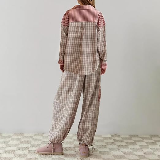 Olinia | Kuscheliges & lockeres Pyjama-Set für erholsame Nächte