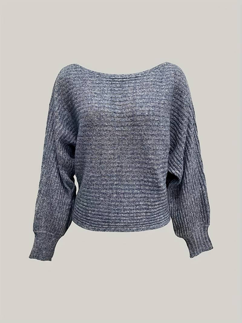 Renata – One-Shoulder Strickpullover für Damen