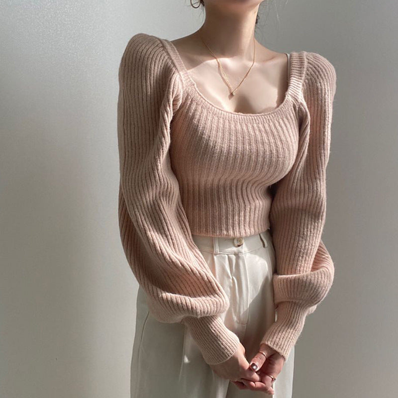 NEENA™ | PULLOVER MIT PUFFÄRMELN