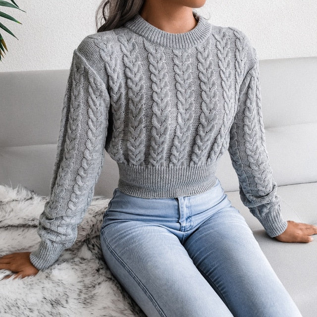 Maxmila sommerpullover damen | Luftiger Damenpulli mit Zopfmuster für kühle Sommertage