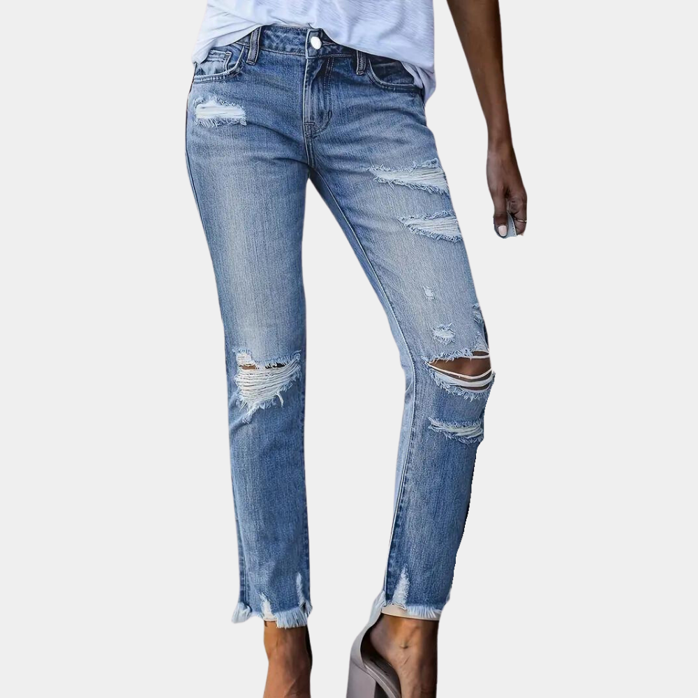 Rowena - Ripped Jeans für Damen im Trend-Look