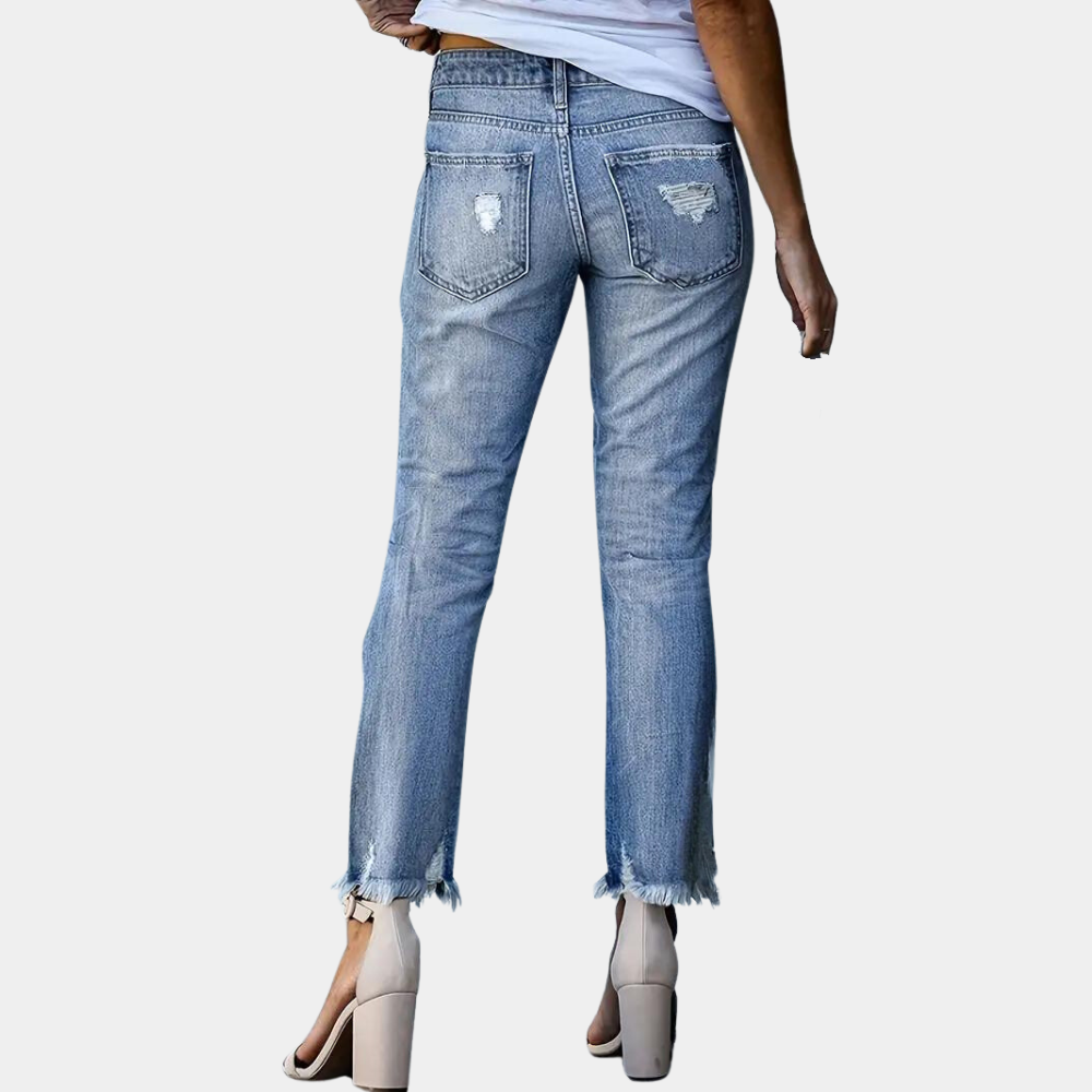 Rowena - Ripped Jeans für Damen im Trend-Look