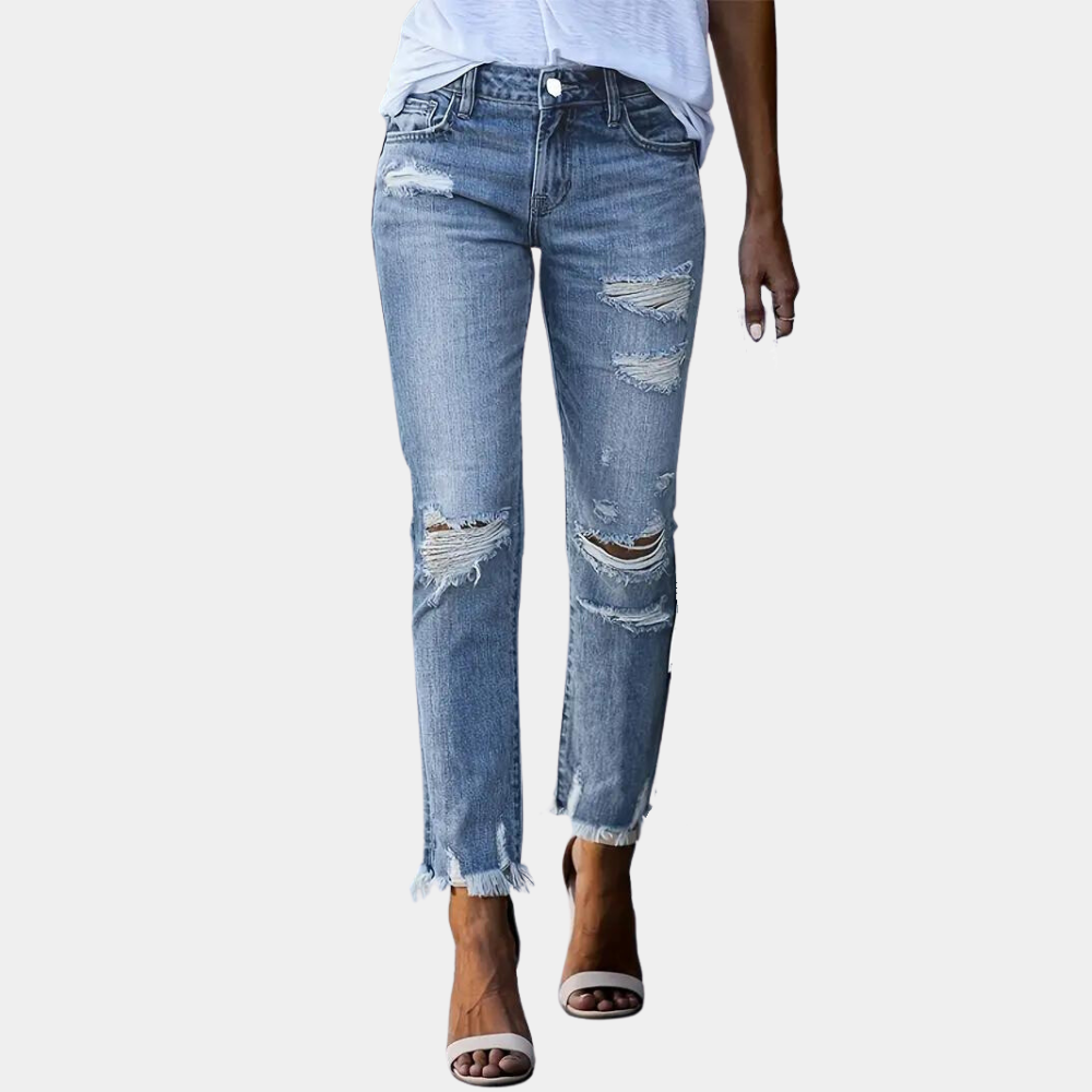 Rowena - Ripped Jeans für Damen im Trend-Look