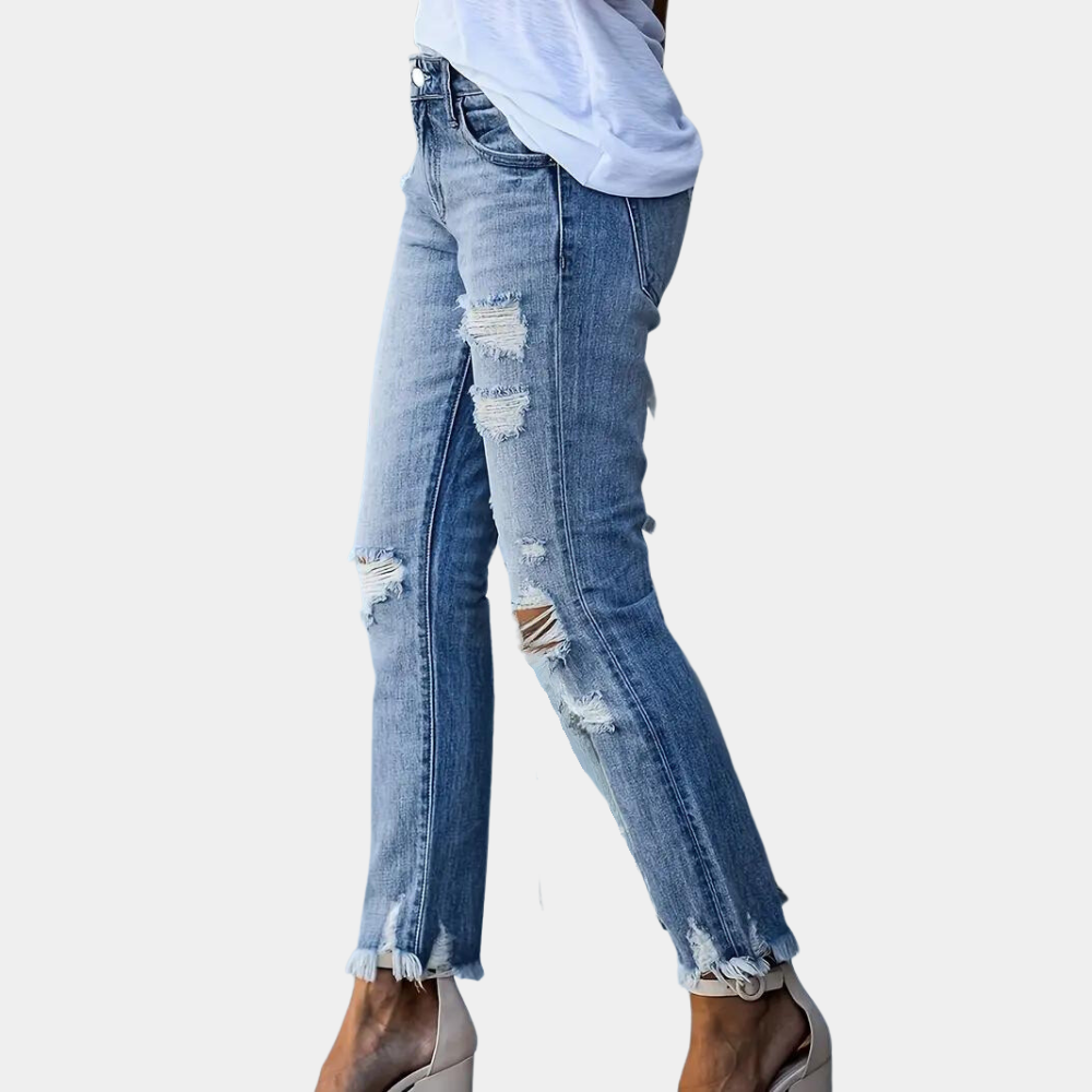 Rowena - Ripped Jeans für Damen im Trend-Look