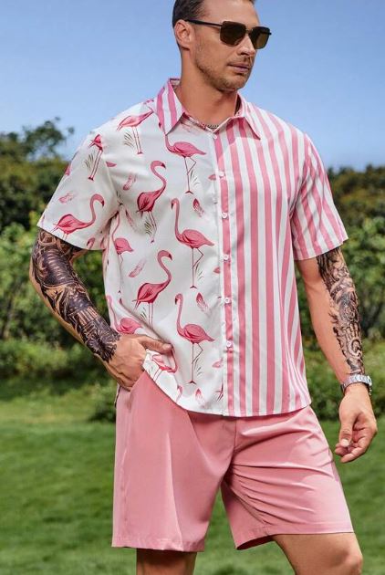 Lorenzo - Flamingo Freizeit-Outfit für Herren