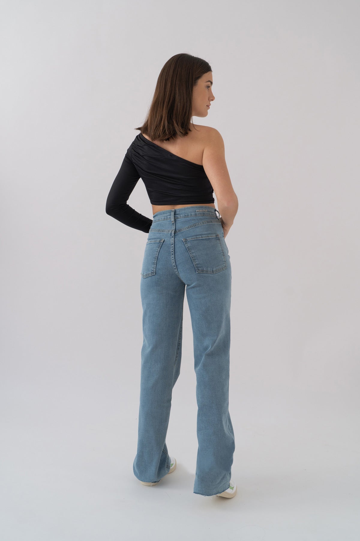 Prairie | Hellblaue Jeans mit weitem Bein