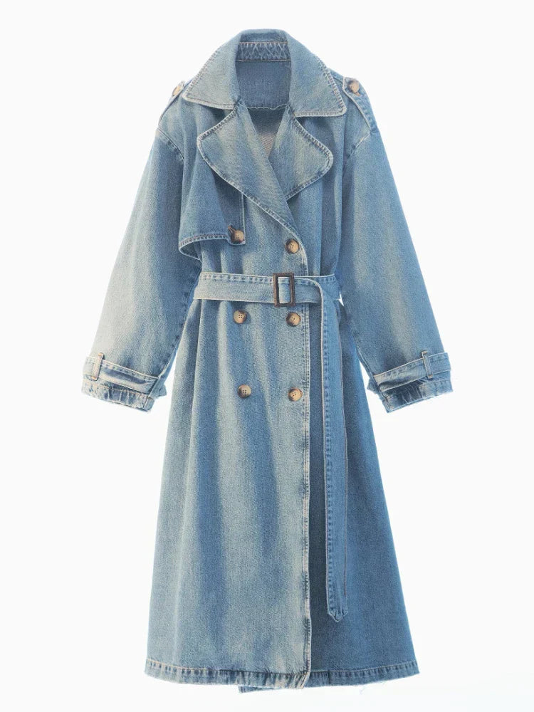 Tess - Moderner Jeans-Trenchcoat für Damen