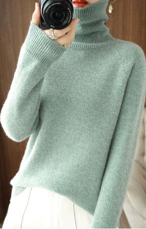 Aeyde Paris Rollkragenpullover | Gestrickter Pullover mit Kabelmuster für Damen