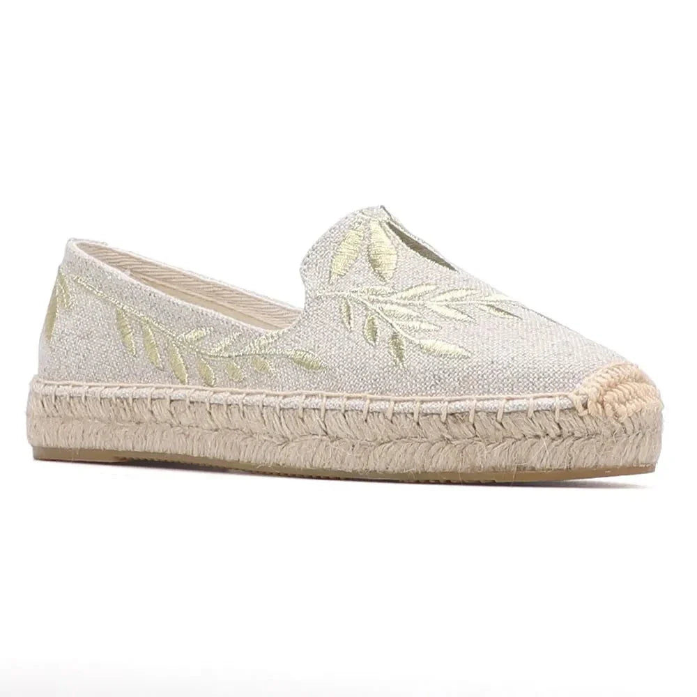 Valia Espadrilles Plateau | Bequeme Sommer-Slipper für Damen