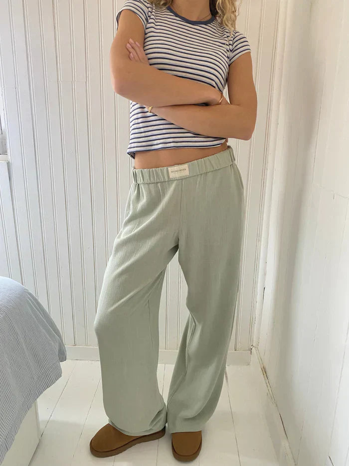 Weit geschnittene Lounge-Hosen für Damen
