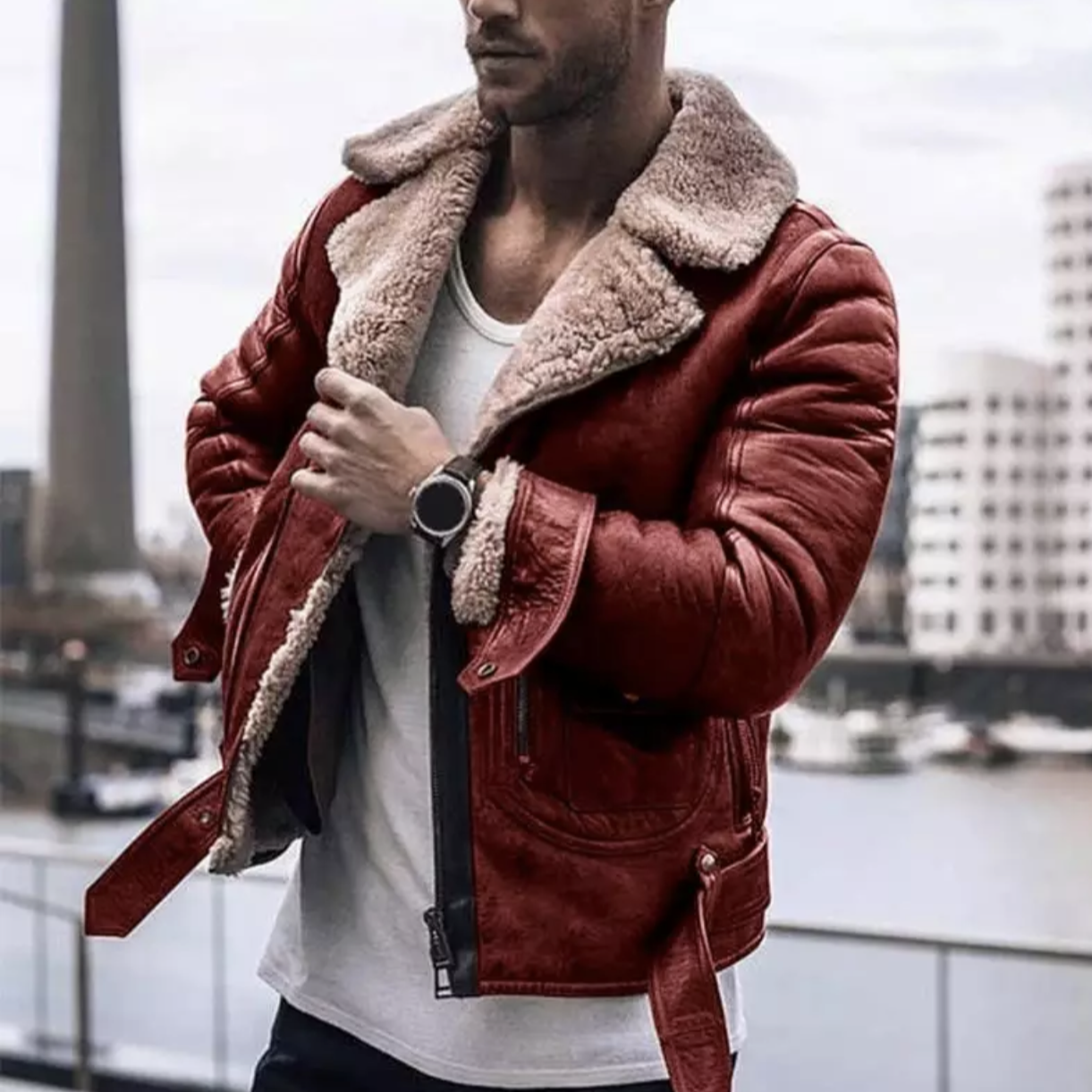 Reginald - Elegante Designer-Winterjacke für den modernen Mann