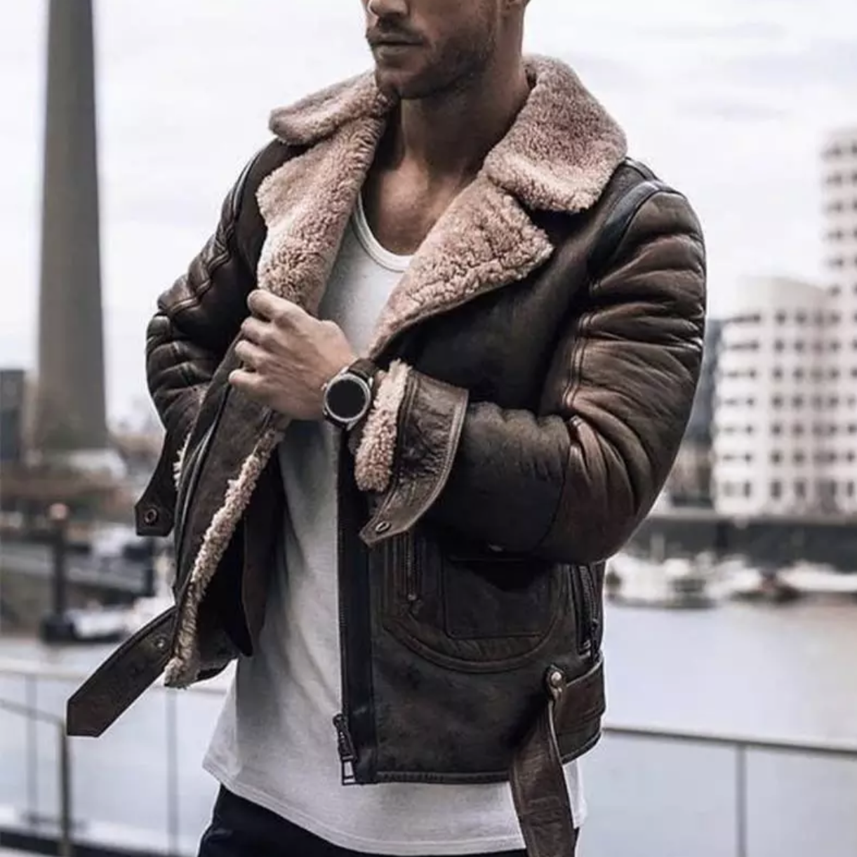 Reginald - Elegante Designer-Winterjacke für den modernen Mann