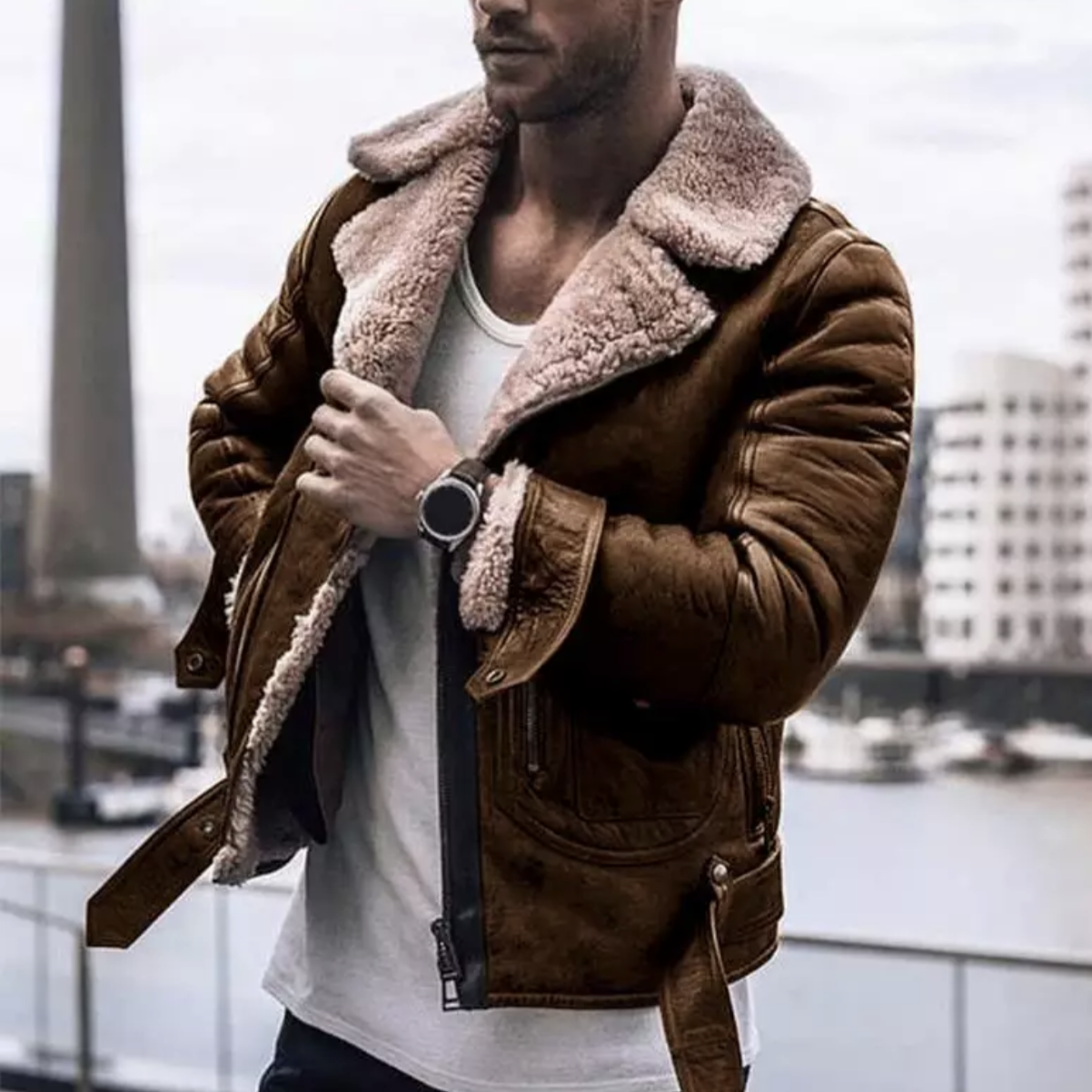 Reginald - Elegante Designer-Winterjacke für den modernen Mann