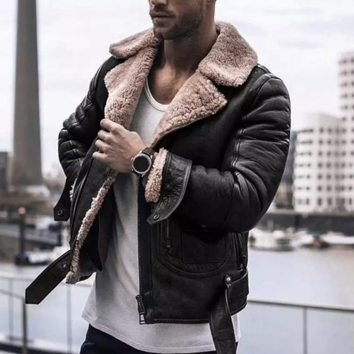 Reginald - Elegante Designer-Winterjacke für den modernen Mann