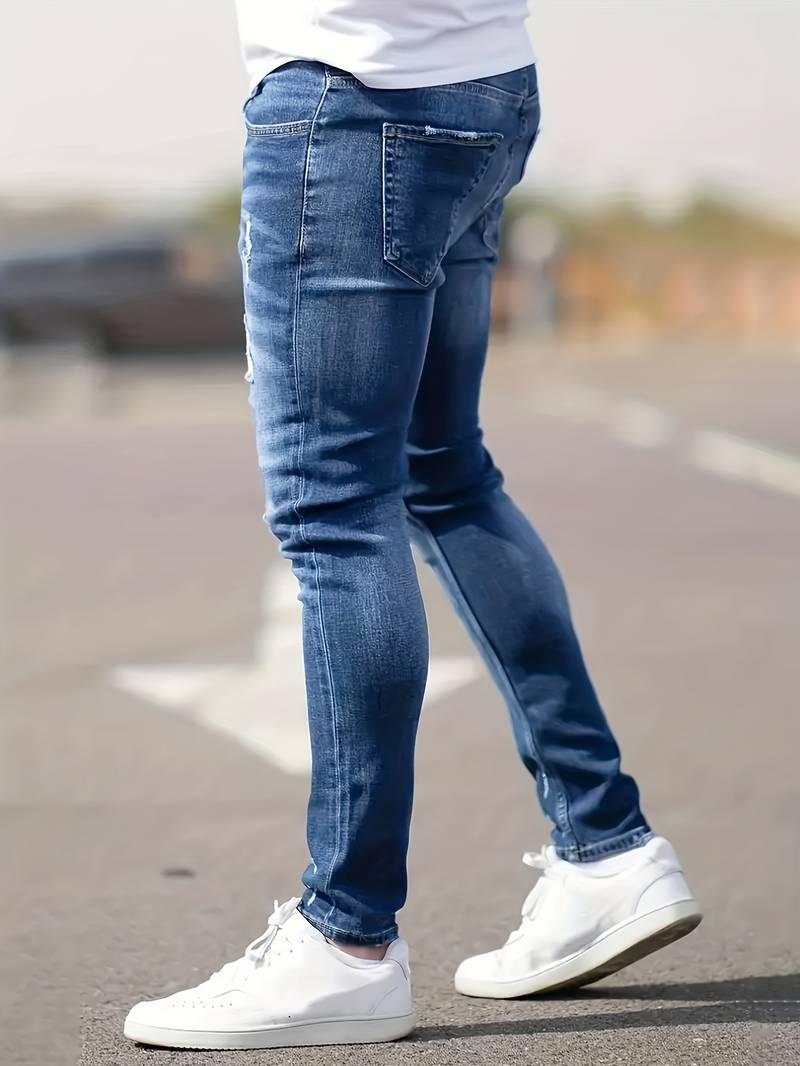 Yestin - Trendige Herren Jeans im angesagten Destroyed Look