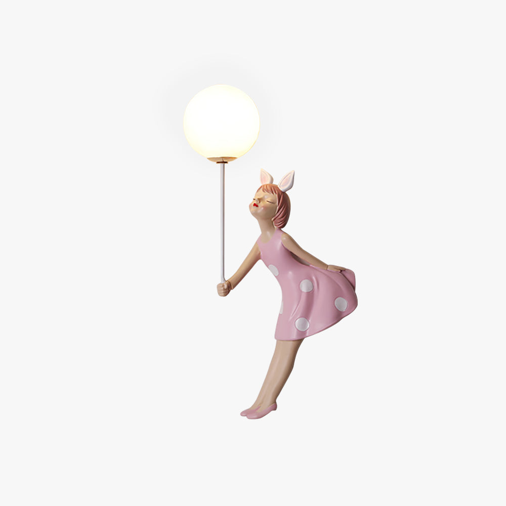 WhimsyLight | Fliegendes Mädchen Ballon Nachtlampe