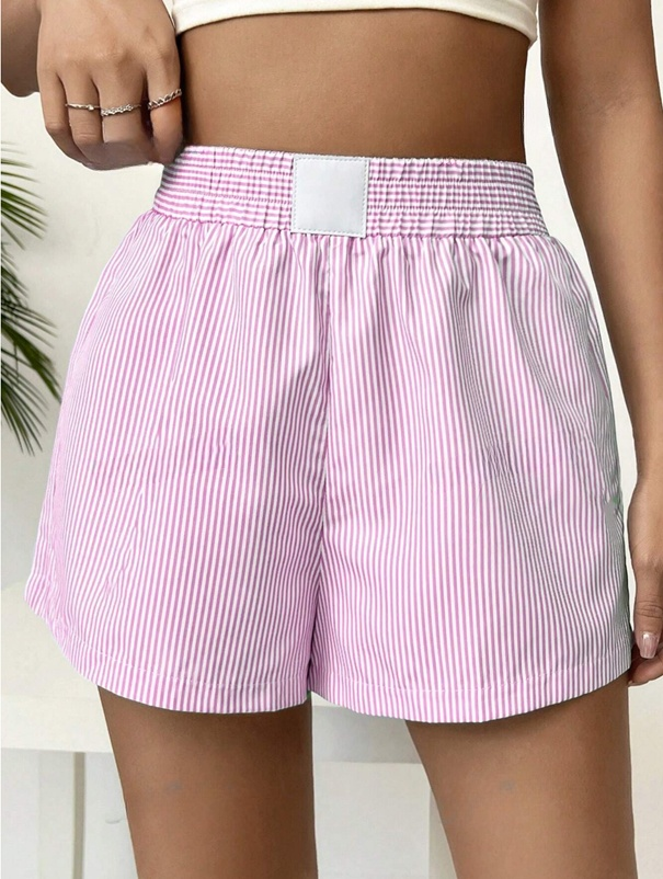 Seren - Damen Shorts Gestreift Freizeitlook