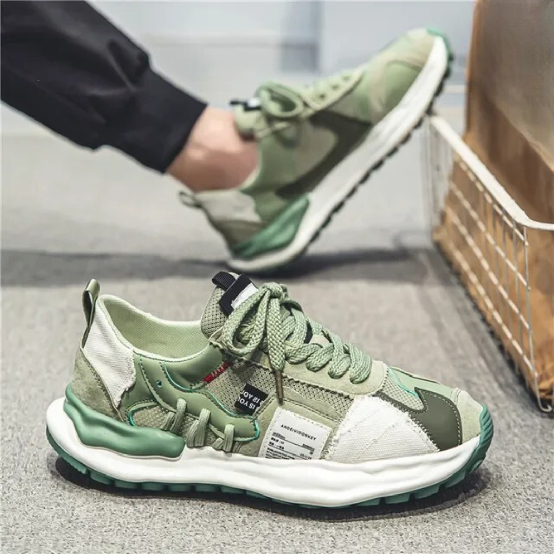 Zeno | Stylish Moderne Herrenschuhe mit Schnürsenkeln