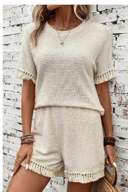 Bernadettein | Zweiteiliges Set für Damen | Aprikose