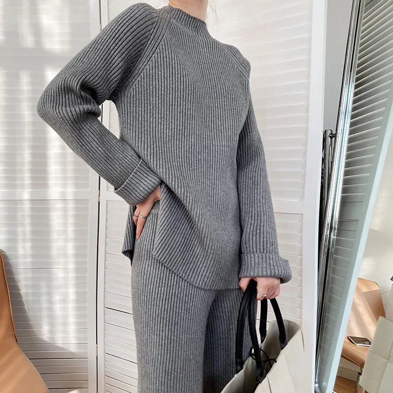 Bianca - Zweiteiliges Strickset für Damen