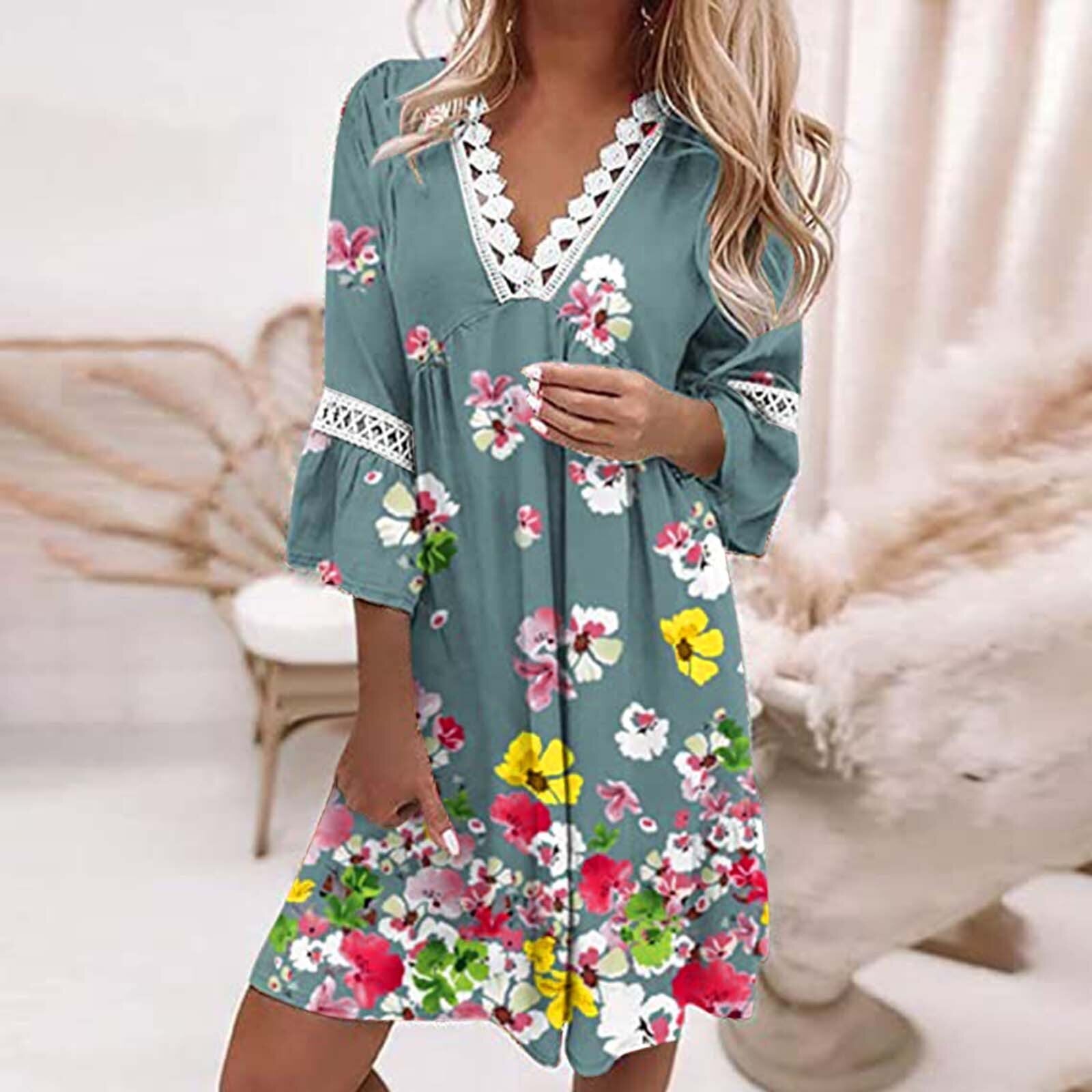 Solstice | Breezy Blooms Sommer Damen kleid