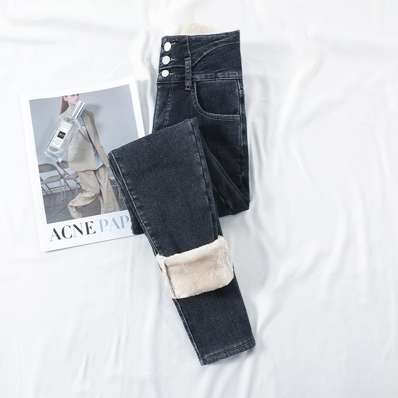 Winter-thermohose für frauen