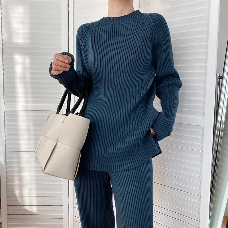 Bianca - Zweiteiliges Strickset für Damen