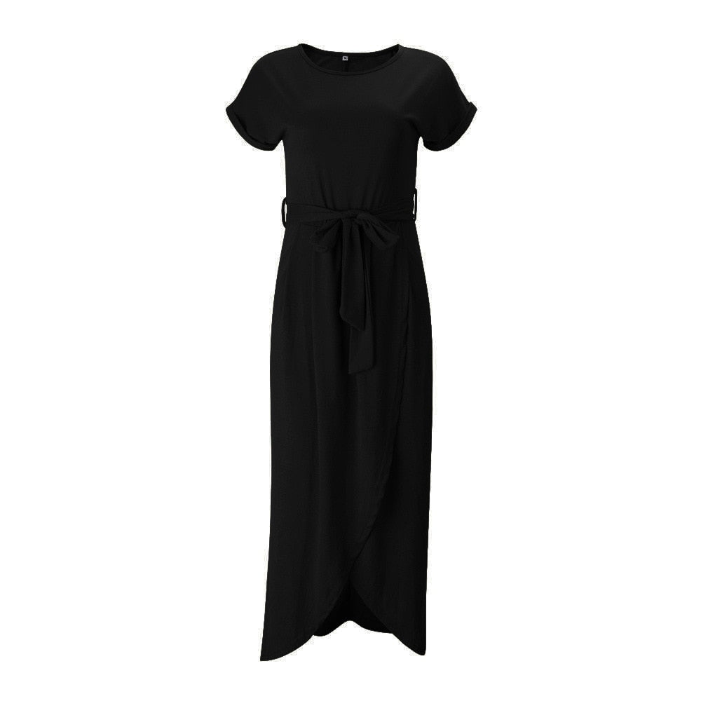 Maike - Maxi Kleid - Schlitz